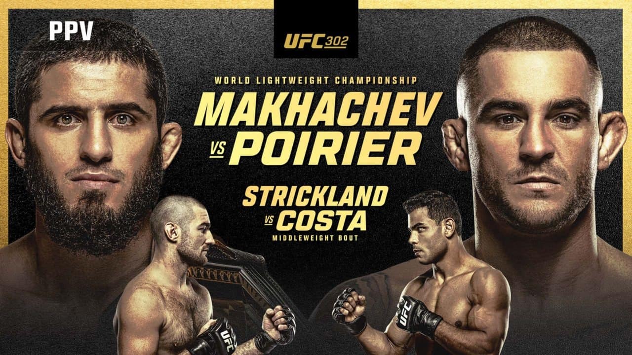 UFC 302: начало прямой трансляции боя Махачев — Порье в России 2 июня 2024.
