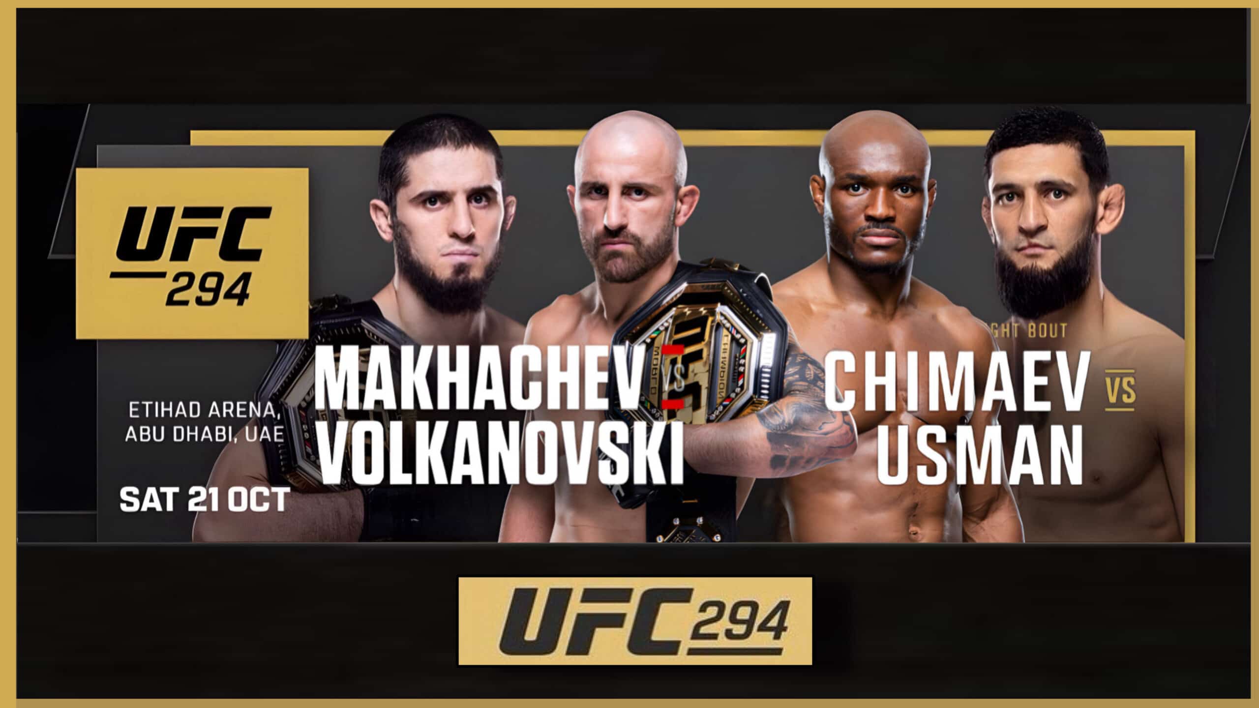 Махачев vs. Волкановски 2 турнир UFC 294